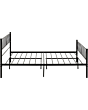Lisdorat 200-203-122 HARLOW 4'6inch BED - BLACK