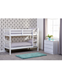 Lisdorat 200-205-009 NEPTUNE 3' BUNK BED - WHITE