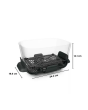 Ninja DD102UKIV2 Dual Zone 8-in-1 Function Glass Air Fryer - Bone