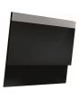 NordMende CHDBGL553 55cm Vertical Hood - Black Glass + Stainless Steel