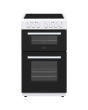 NordMende CTEC53WH 50cm Electric Twin Cavity Cooker - White