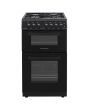 NordMende CTG52LPGBK 50cm LPG Gas Twin Cavity Cooker - Black