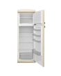 NordMende RET351C 60.5CM 70/30 Freestanding Tall Retro Fridge Freezer - Gloss Cream