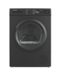 NordMende TDHPE80DIX 8KG Freestanding Heat Pump Tumble Dryer - Dark Inox