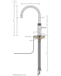 Quooker 3FRPTN PRO3 Fusion Round - Patinated Brass