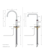 Quooker 3FSRVS PRO3 Fusion Square - Stainless Steel