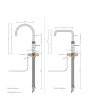 Quooker 7FRPTN PRO7 Fusion Round - Patinated Brass