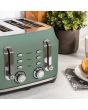 Rangemaster RMCL4S201MG 4 Slice Toaster - Mineral Green
