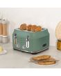 Rangemaster RMCL4S201MG 4 Slice Toaster - Mineral Green