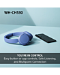 Sony WHCH530L.CE7 Wireless Over-Ear Headphones Blue