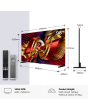 TCL 98C8L-UK 98-inch 4K Ultra HD QD-Mini LED TV