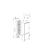 Whirlpool WHSP70T122UK 70/30 Integrated Fridge Freezer - White