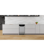 Whirlpool WSFE2B19XUKN Freestanding Slimline Dishwasher - Stainless Steel