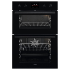 AEG DCB535060B Built-in Multifunction Double Eye Level Oven - Black
