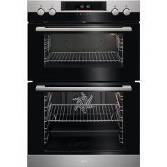 AEG DCK531160M Built-In Multifunction double Eye Level Oven - Stainless Steel 