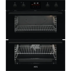 AEG DUB535060B Double Under Multifunction Oven - Black