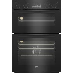 Beko BBDF22300B Built In Double Eye Level Oven - Black