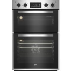 Beko BBDF26300X Built In Double Eye Level Oven - Stainless Steel
