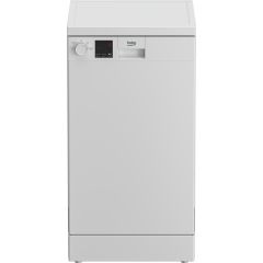 Beko DVS04X20W Slimline Dishwasher - White