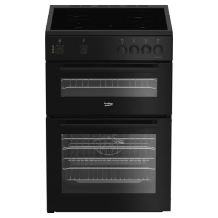 Beko FTC6701K 60cm Double Cavity Electric Cooker - Black