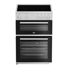 Beko FTC6701W 60CM Double Electric Cooker - White  