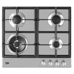 Beko HIAW64225SX Gas Hob - Stainless Steel
