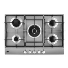 Beko HIAW75224SX Gas Hob - Stainless Steel