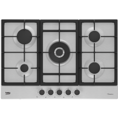 Beko HIAW75225SXE 75CM Gas Hob - Stainless Steel