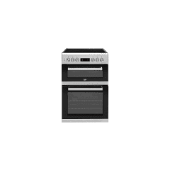 Beko KDC653S  Double Oven Electric, Ceramic, 60Cm Silver
