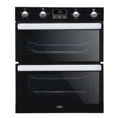 Belling BI702FPCTBLK Built In Double Eye Level Oven - Black