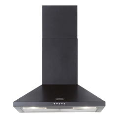 Belling CHIM600RBLK 60CM Chimney Cooker Hood - Black