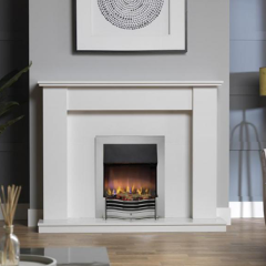 Dimplex 400000017 Dumfries Optiflame 3D Electric Inset Fire - Chrome