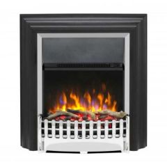 Dimplex 500001019 Kingsley Deluxe Electric Fire - Black & Chrome