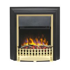Dimplex 500001035 Kingsley Deluxe Electric Fire - Black & Brass