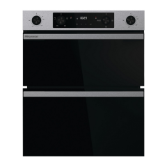Hisense BUD714221CX Built-Under Electric Double Oven - Black & Stainless Steel