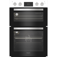 Hotpoint DIH10DW Built-In Double Eye Level Oven - White