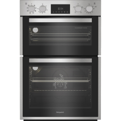 Hotpoint DIH82DIX Built-In Multifunction Double Eye Level Oven - Stainless Steel