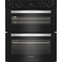Hotpoint DUH10DB Built Under Electric Fan Double Oven - Black