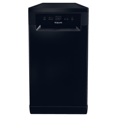 Hotpoint HP2FE10CS90BUK Freestanding Slimline Dishwasher - Black