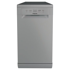Hotpoint HP2FE10CS90SUK Freestanding Slimline Dishwasher - Silver