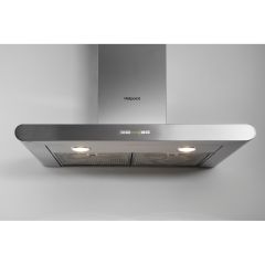 Hotpoint PHC67FLBIX 60cm Chimney Cooker Hood - Stainless Steel
