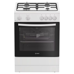 Indesit I6GGMMWUK 60cm Gas Freestanding Single Cooker - White