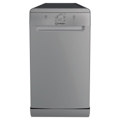 Indesit IN2FE10CS90SUK Freestanding Slimline Dishwasher - Silver