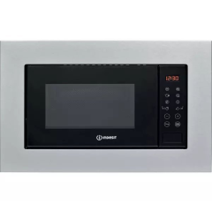 Indesit Push&Go MWI120GX Built In Microwave with Grill - Stainless Steel