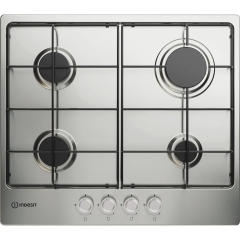 Indesit THP642IXI1 Gas Hob - Stainless Steel