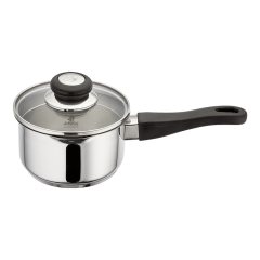 Judge J304 Vista, 14CM 1L Draining Saucepan - Stainless Steel