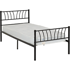 Lisdorat 200-201-077 HARLOW 3' BED - BLACK