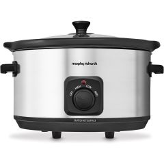 Morphy Richards 400000321 Slow Cooker - Stainless Steel