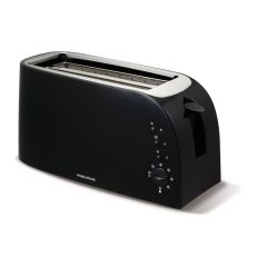 Morphy Richards X-980508 MR essentials 4 slice toaster, black 