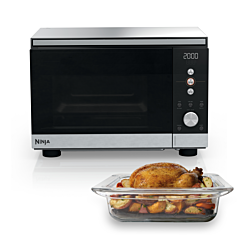 Ninja MW101UK CRISPi 5.2L Microwave & Air Fryer - Silver